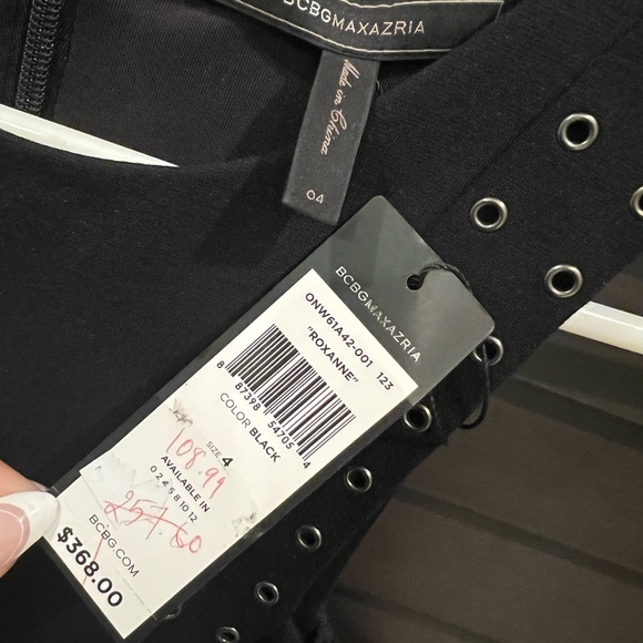 BCBG Black Dress size 4 - Picture 5 of 5